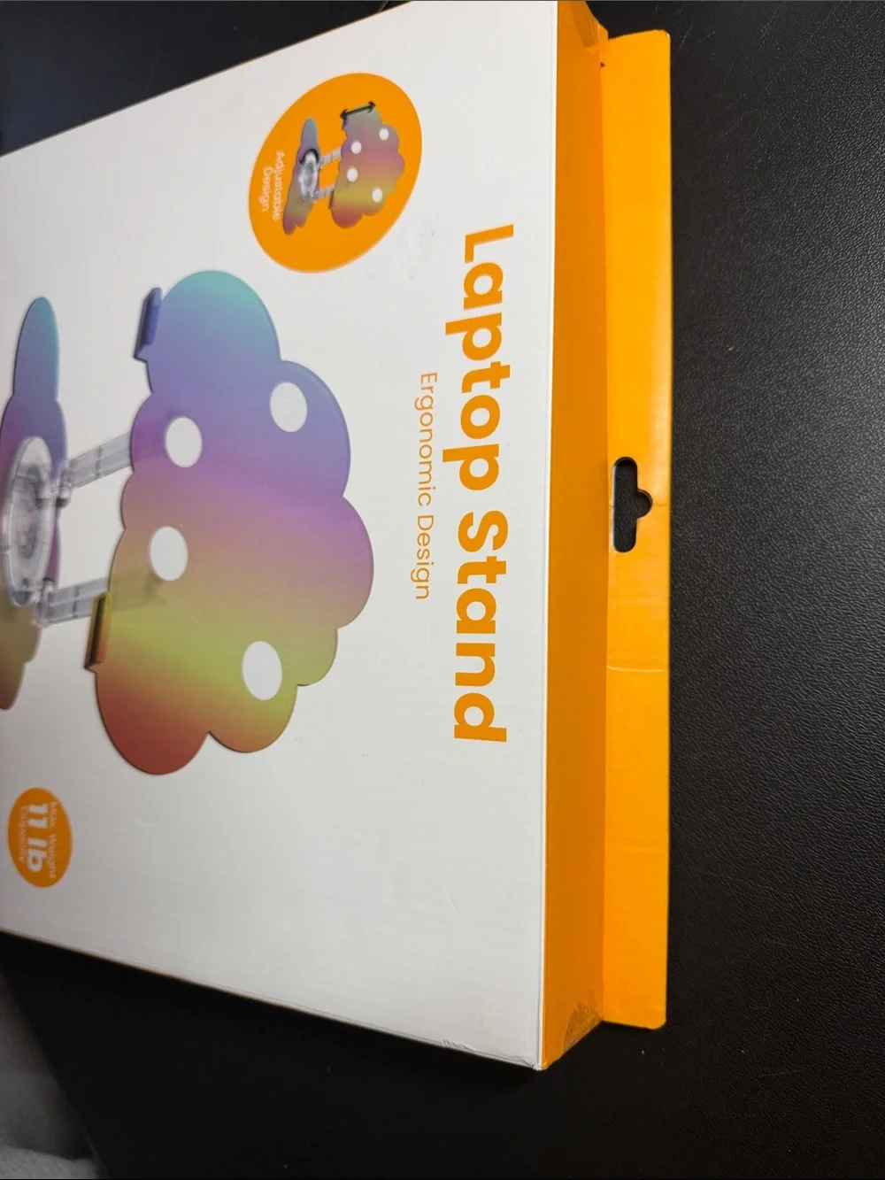 Iridescent Cloud Laptop Stand for VR/AR Accessories - Multicolor